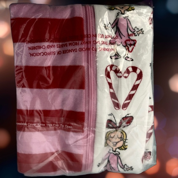 NWT Cindy Lou Who Grinch Baby Hanna Andersson Sleeper Pajamas 3-6m Christmas - Picture 3 of 4